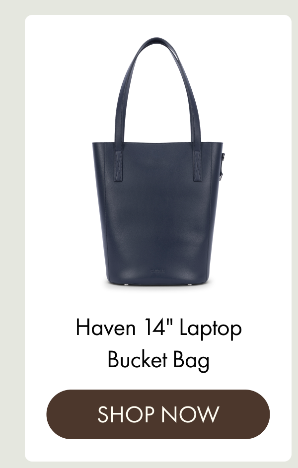 Haven 14" Laptop Bucket Bag | SHOP NOW