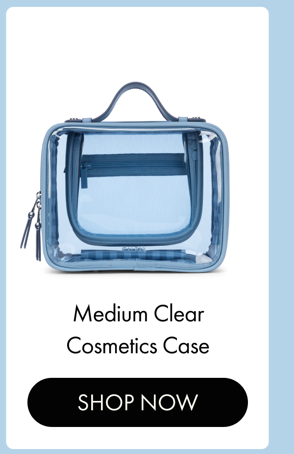 Medium Clear Cosmetics Case | SHOP NOW