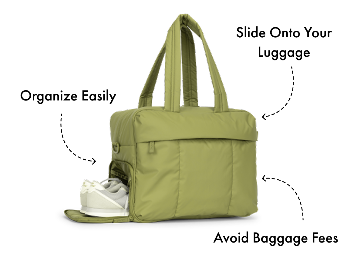Slide Onto Your Luggage | Organize Easily | Avoid Baggage Fees