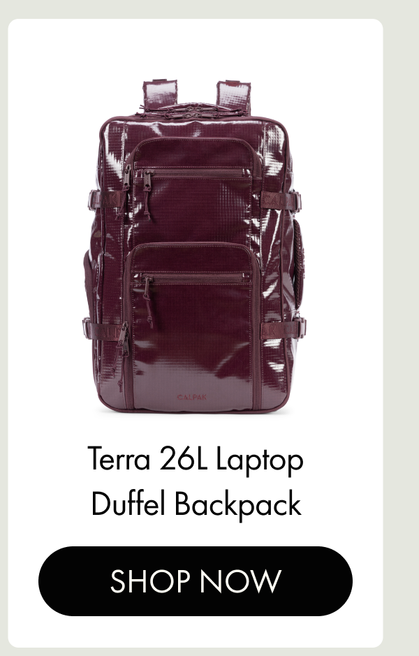 Terra 26L Laptop Duffel Backpack | SHOP NOW
