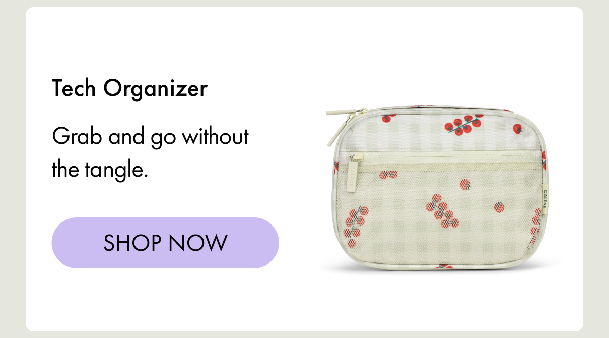 Tech Organizer | Grab and go without the tangle. | SHOP NOW