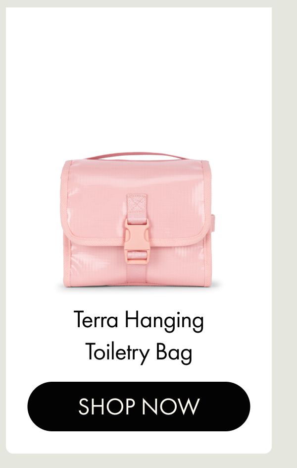 Terra Hanging Toiletry Bag | SHOP NOW