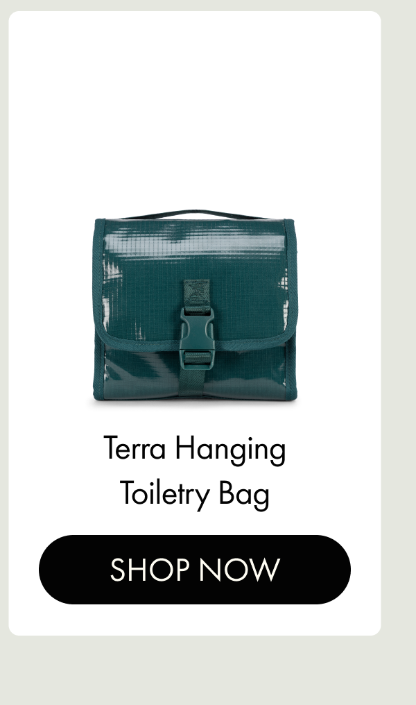 Terra Hanging Toiletry Bag | SHOP NOW