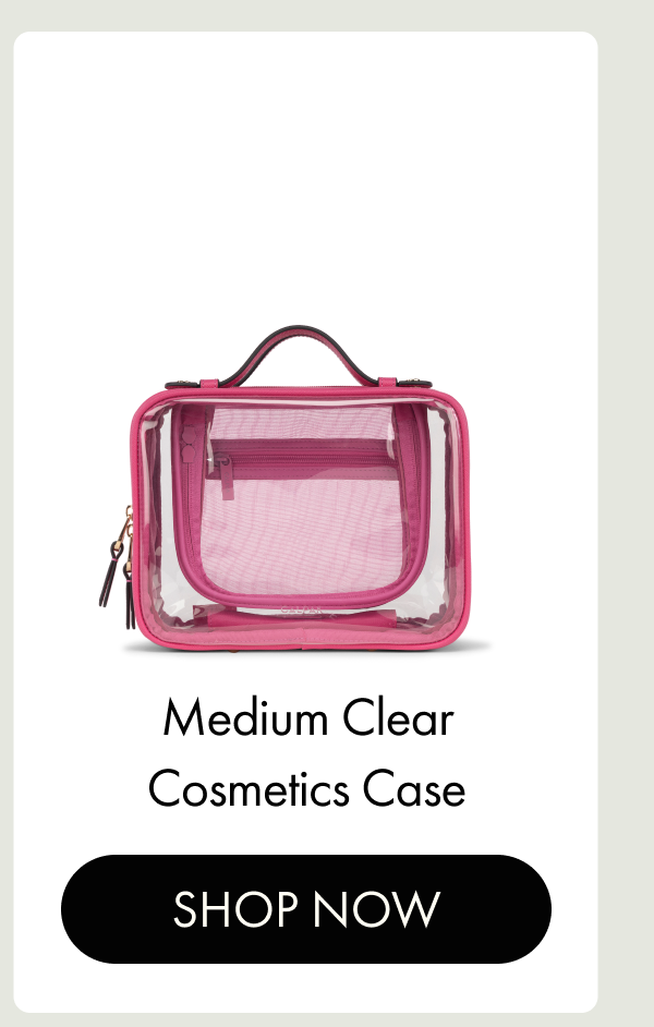 Medium Clear Cosmetics Case | SHOP NOW