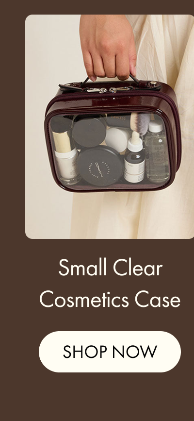 Small Clear Cosmetics Case | SHOP NOW