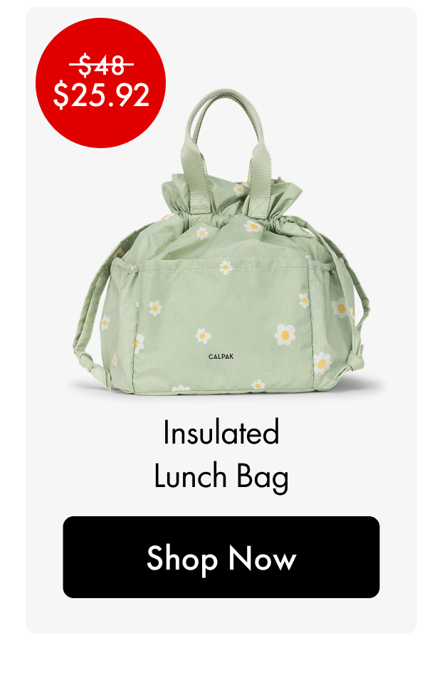 Was $48, Now $25.92 | Insulated Lunch Bag | Shop Now