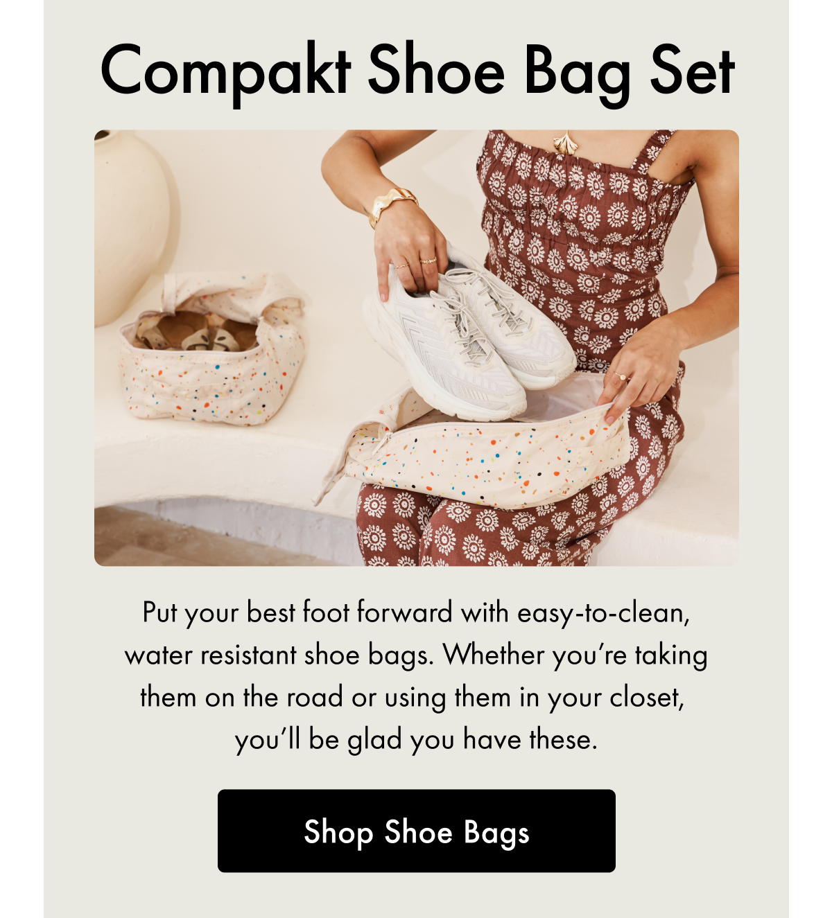 Compakt Shoe Bag Set