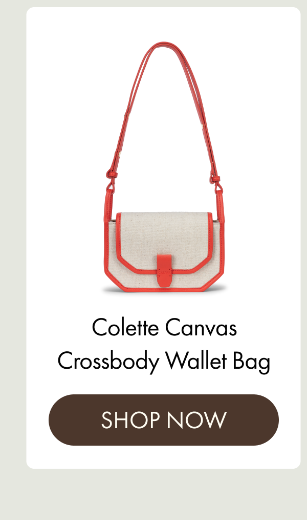 Colette Canvas Crossbody Wallet Bag | SHOP NOW