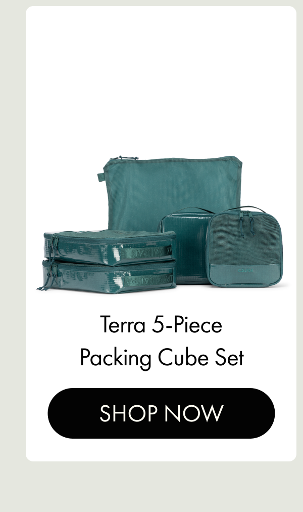 Terra 5-Piece Packing Cube Set | SHOP NOW