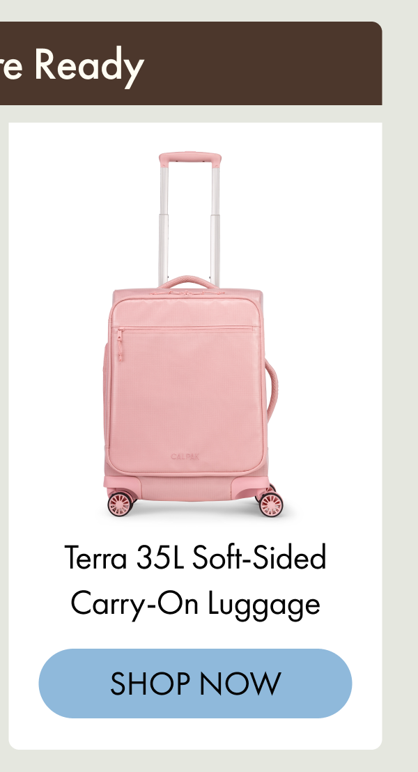 Terra 35L Soft-Sided Carry-On Luggage | SHOP NOW