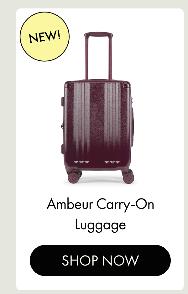 NEW! | Ambeur Carry-On Luggage | SHOP NOW