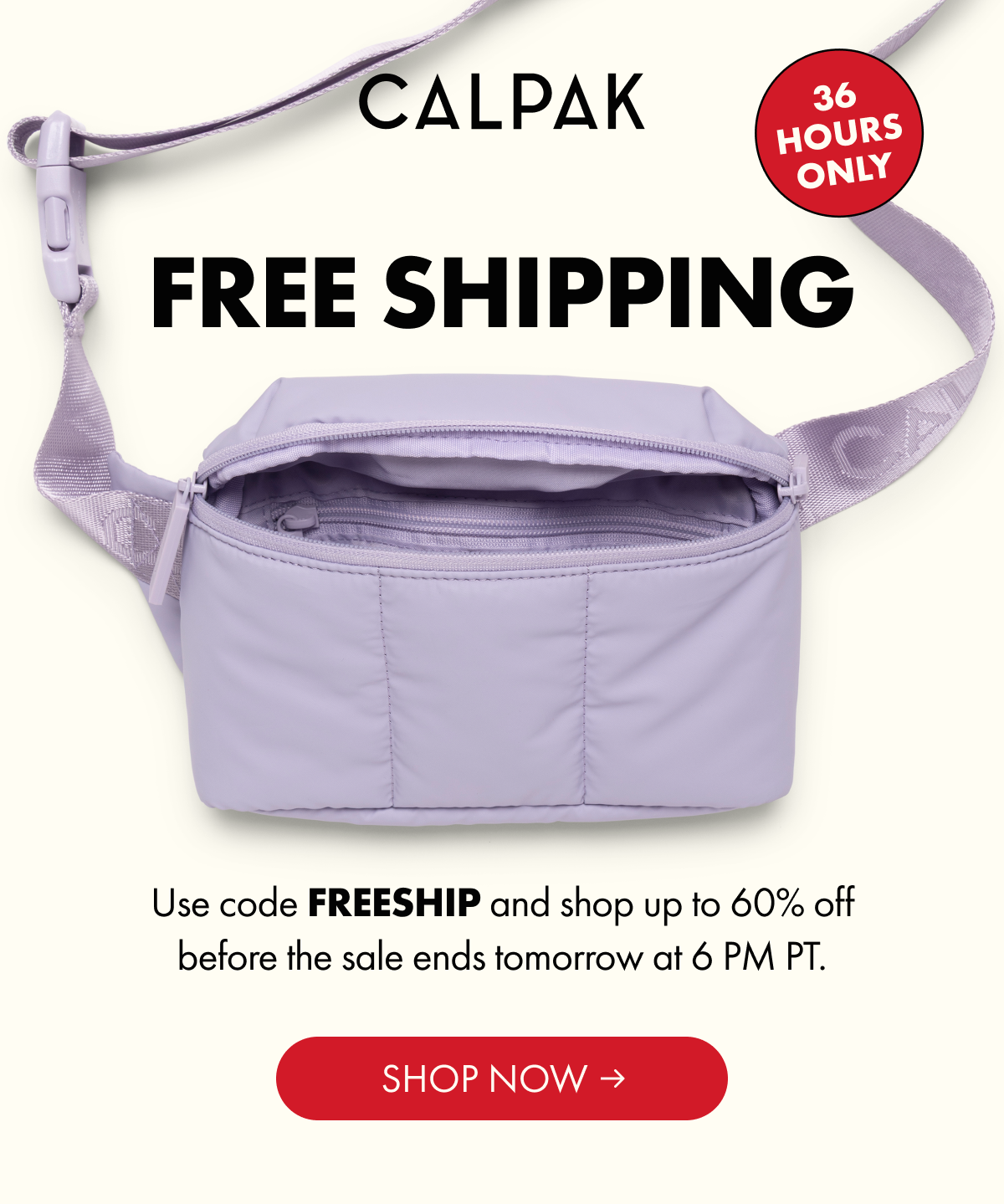 CALPAK | FREE SHIPPING | Code FREESHIP, up to 60% off. Sale ends tomorrow 6PM PT. SHOP NOW