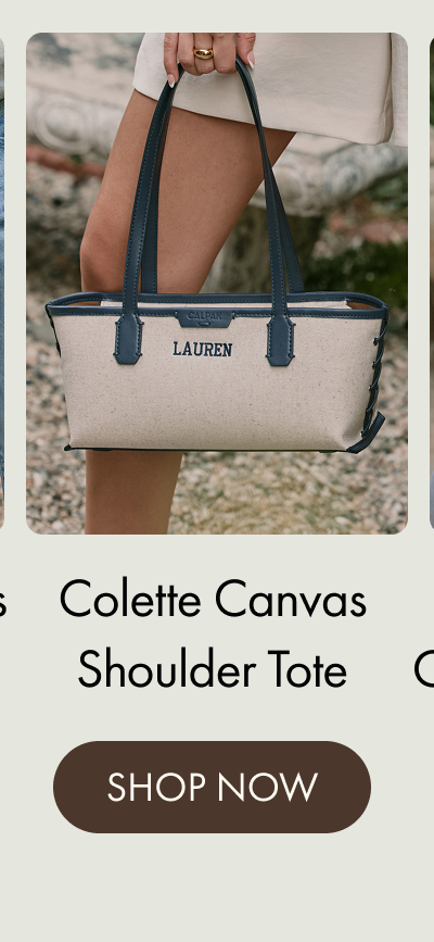 Colette Canvas Shoulder Tote | SHOP NOW