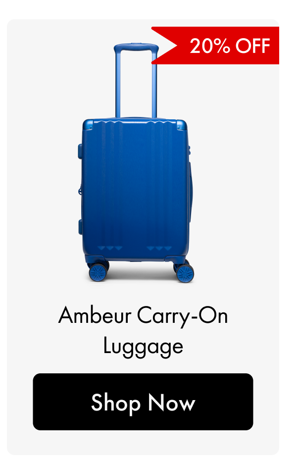 20% OFF | Ambeur Carry-On Luggage | Shop Now