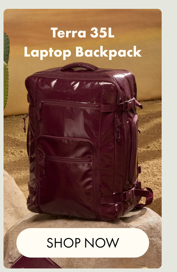 Terra 35L Laptop Backpack | SHOP NOW
