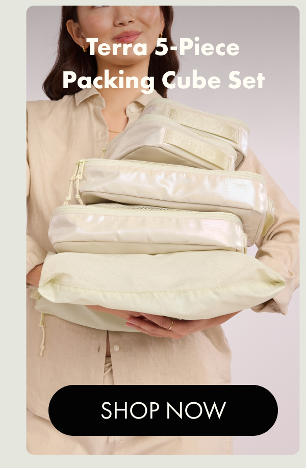 Terra 5-Piece Packing Cube Set | SHOP NOW