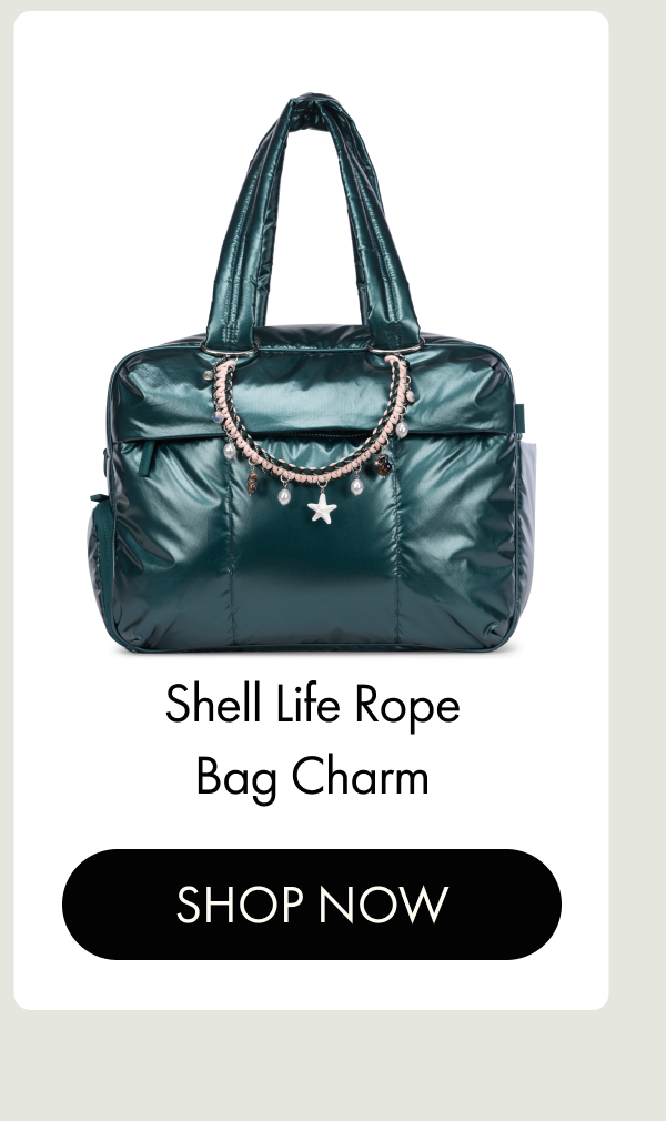 Shell Life Rope Bag Charm | SHOP NOW