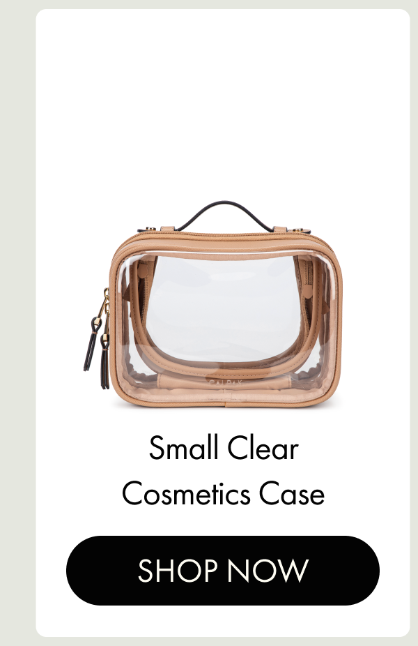 Small Clear Cosmetics Case | SHOP NOW