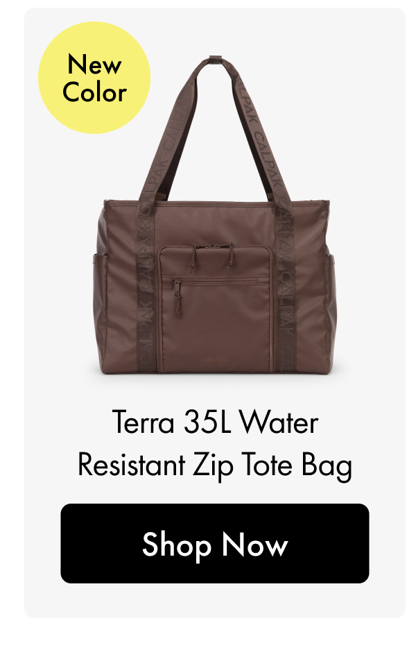 New Color | Terra 35L Water Resistant Zip Tote Bag | Shop Now