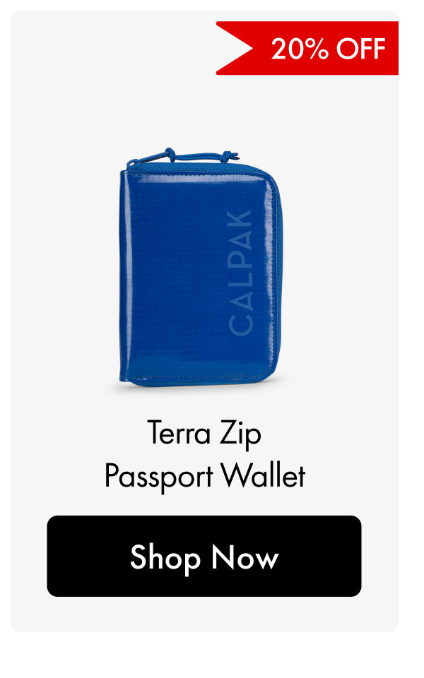 20% OFF | Terra Zip Passport Wallet | Shop Now