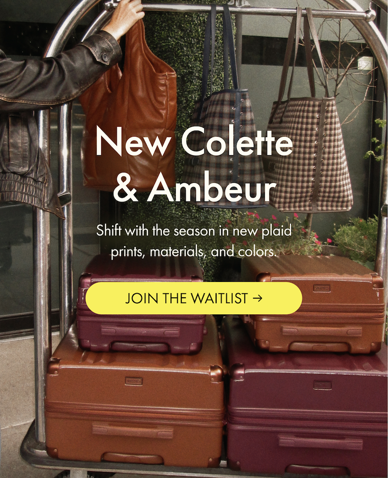 New Colette & Ambeur | Shift with the season in new plaid prints, materials, and colors. | JOIN THE WAITLIST