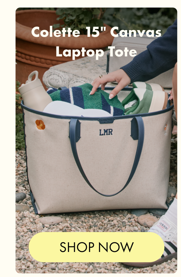 Colette 15" Canvas Laptop Tote | SHOP NOW