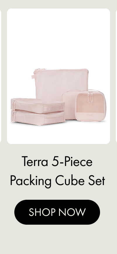 Terra 5-Piece Packing Cube Set | SHOP NOW