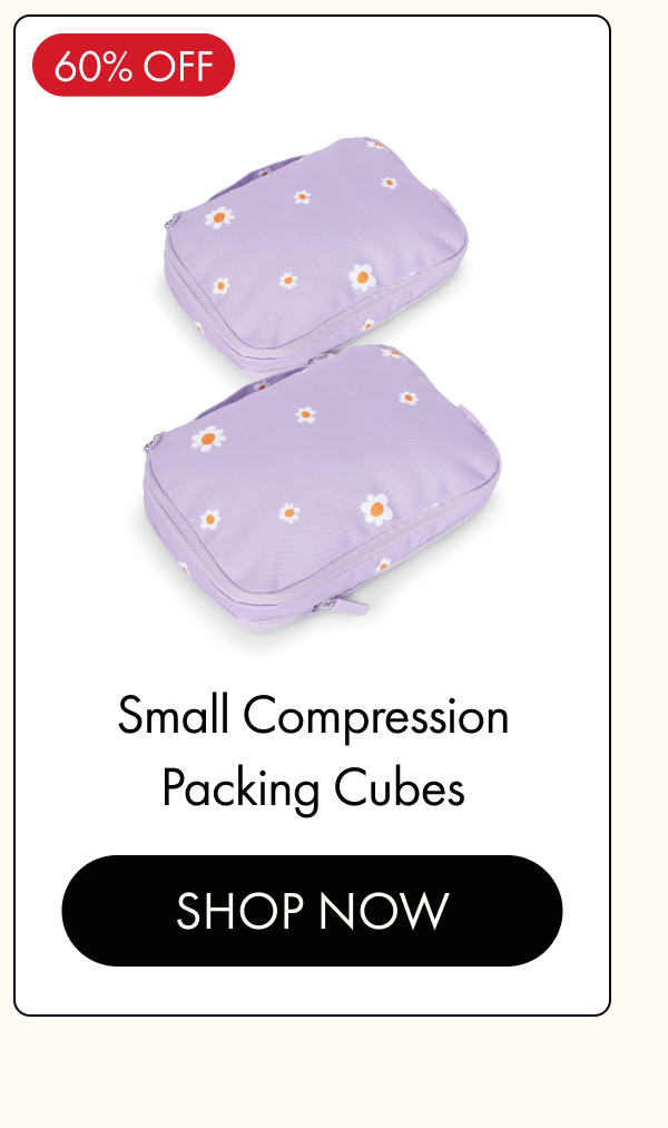 60% OFF | Small Compression Packing Cubes | Shop Now