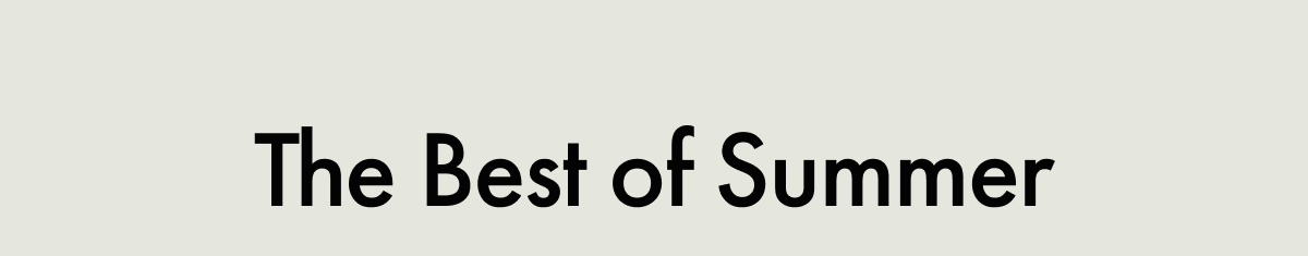 The Best of Summer
