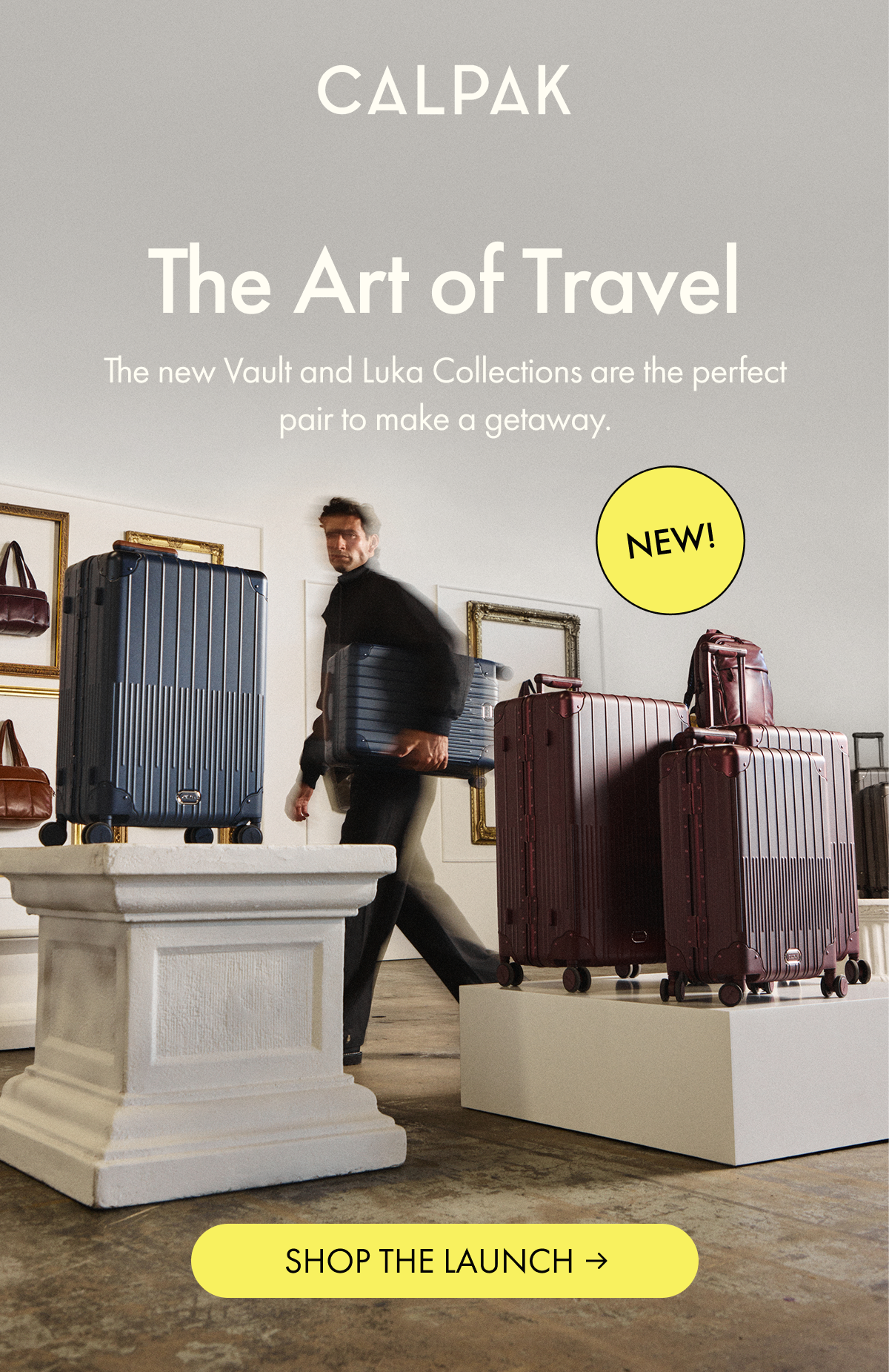 CALPAK | The Art of Travel | New Vault and Luka Collections. | SHOP THE LAUNCH