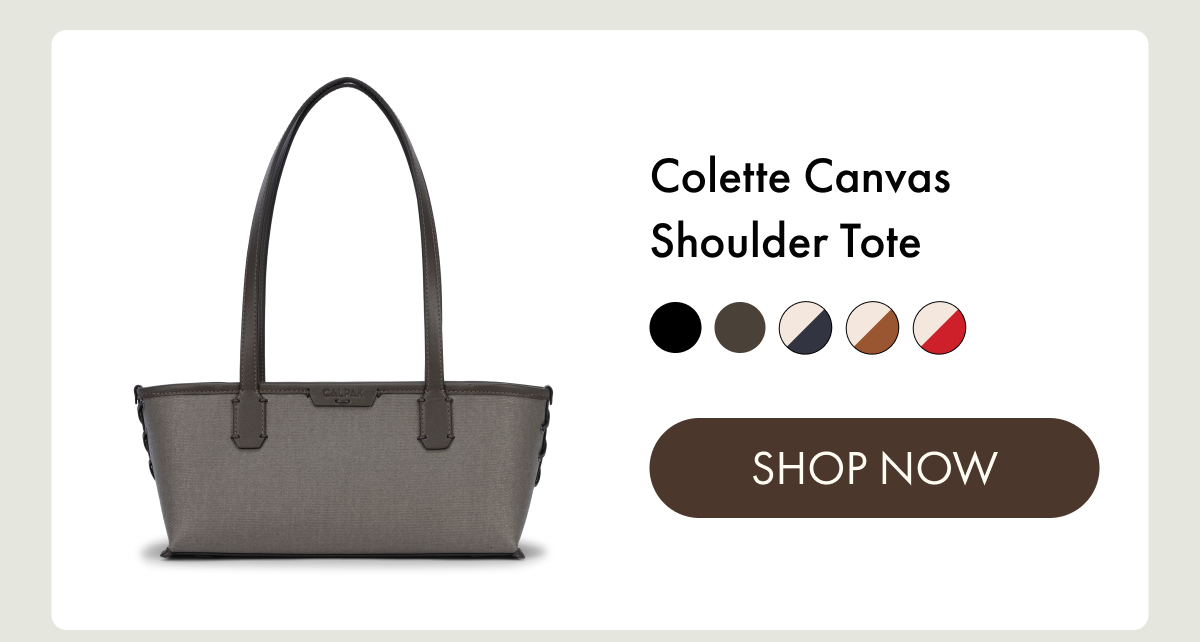 Colette Canvas Shoulder Tote | Five Colors | SHOP NOW
