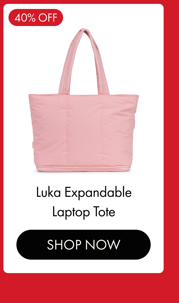 40% OFF | Luka Expandable Laptop Tote Bag | SHOP NOW