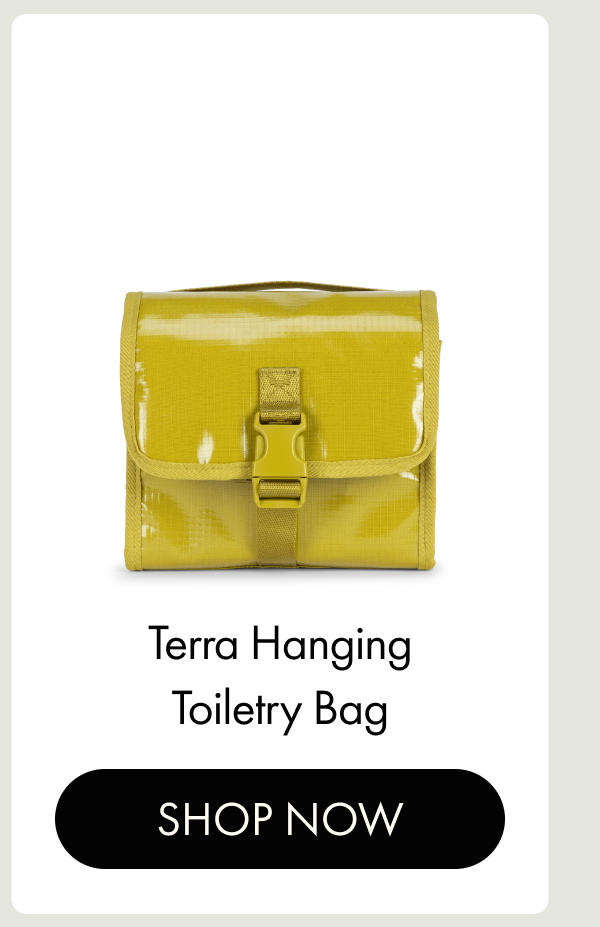 Terra Hanging Toiletry Bag | SHOP NOW
