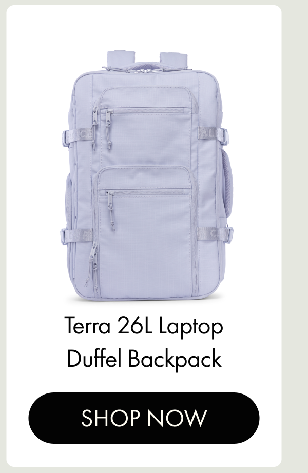 Terra 26L Laptop Duffel Backpack | SHOP NOW