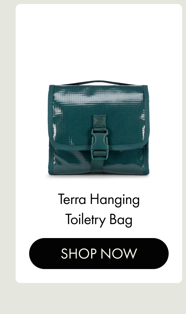 Terra Hanging Toiletry Bag | SHOP NOW