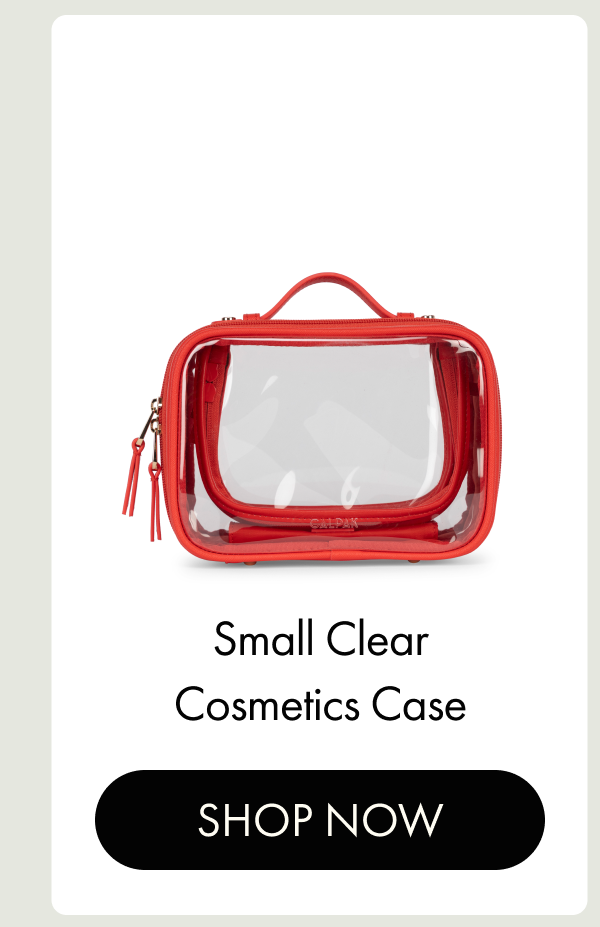 Small Clear Cosmetics Case | SHOP NOW