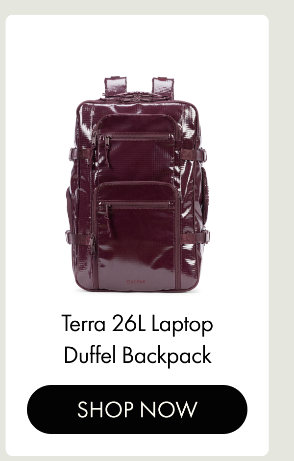 Terra 26L Laptop Duffel Backpack | SHOP NOW