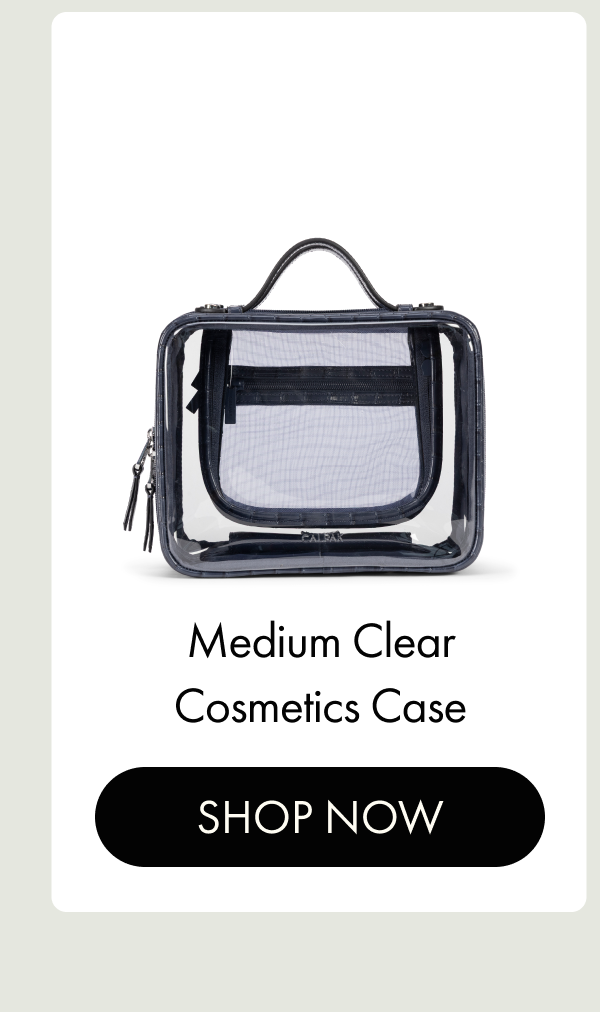 Medium Clear Cosmetics Case | SHOP NOW