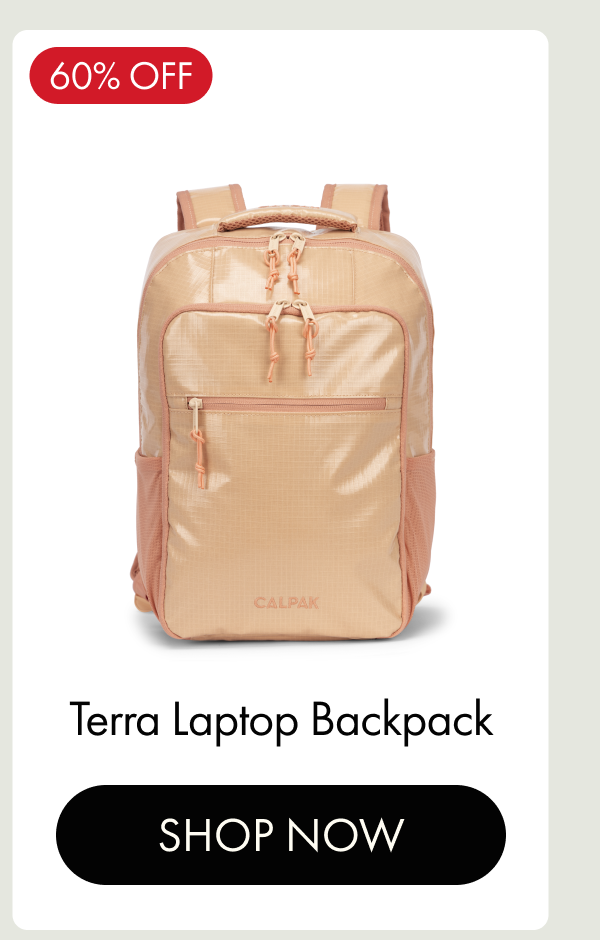 60% OFF | Terra Laptop Backpack | SHOP NOW