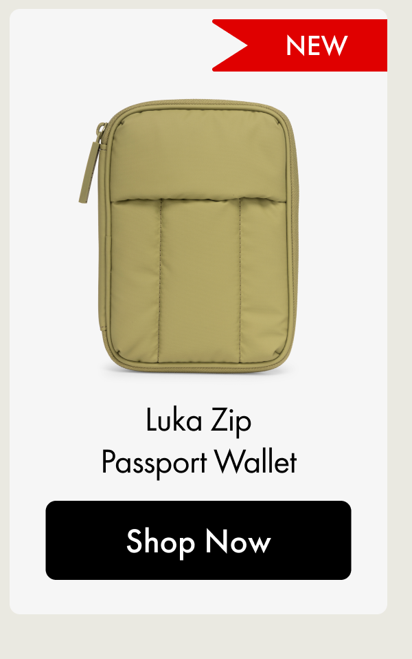 NEW | Luka Zip Passport Wallet | Shop Now