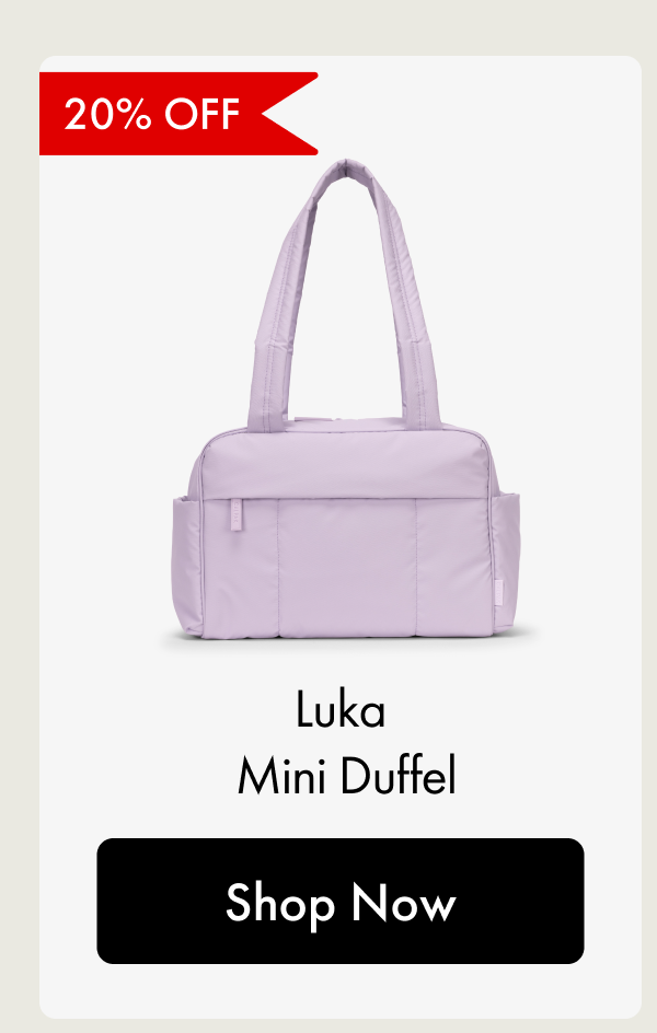 20% OFF | Luka Mini Duffel | Shop Now