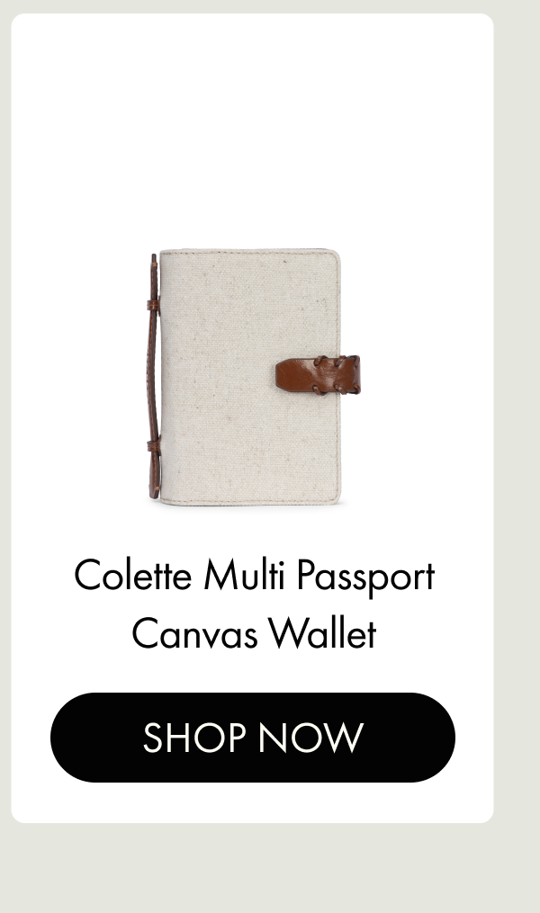 Colette Multi Passport Canvas Wallet | SHOP NOW