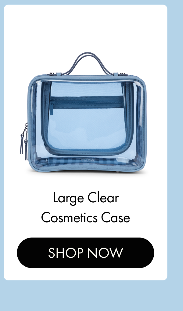 Large Clear Cosmetics Case | SHOP NOW