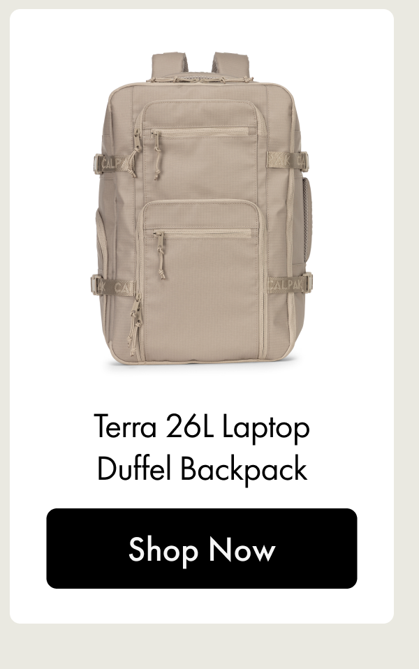 Terra 26L Laptop Duffel Backpack | Shop Now