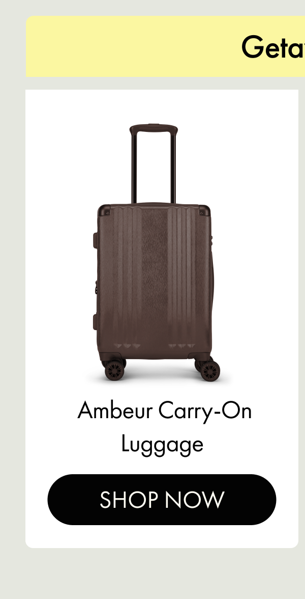 Ambeur Carry-On Luggage | SHOP NOW