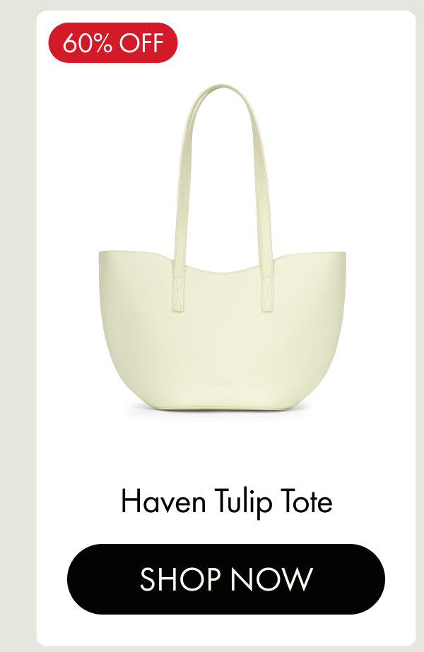60% OFF | Haven Tulip Tote | SHOP NOW