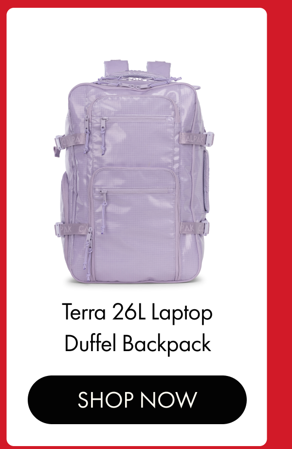 Terra 26L Laptop Duffel Backpack | SHOP NOW