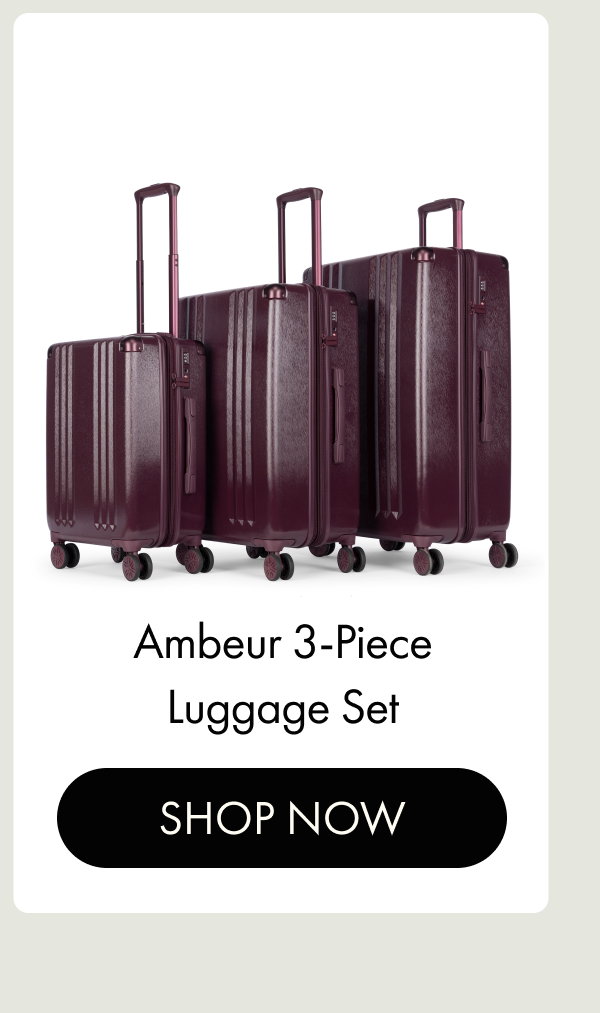 Ambeur 3-Piece Luggage Set | SHOP NOW