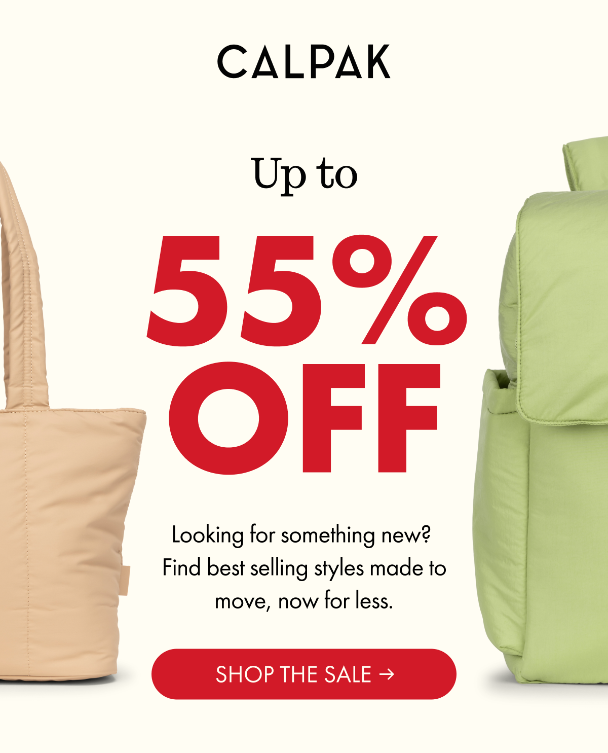 CALPAK | Up to 55% OFF | Looking for something new? Find best selling styles made to move, for less. | SHOP THE SALE