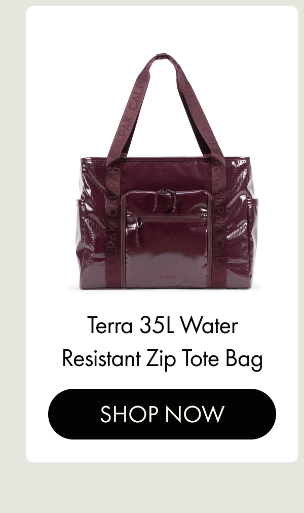 Terra 35L Water Resistant Zip Tote Bag | SHOP NOW